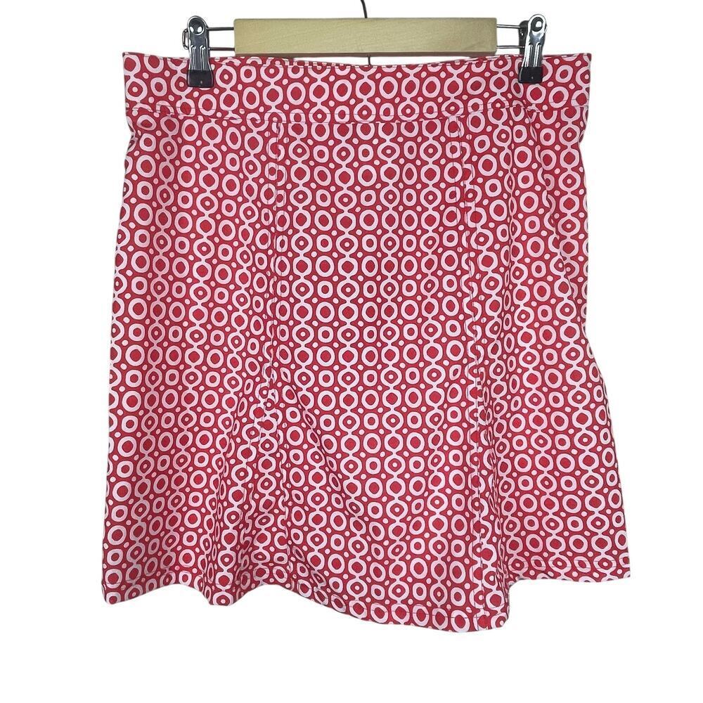NWT RipSkirt Length 2 Hawaii Swim Wrap Hook Loop Size M Red White‎ Dot Print